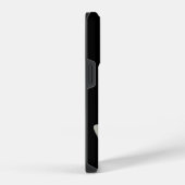 トランプをするスケルトン iPhoneケース (右側面)