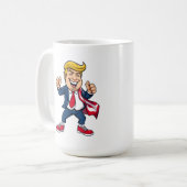 トランプをする コーヒーマグカップ (正面左)
