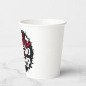 トランプをする 紙コップ (左)