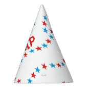 トランプをテーマにした紙パーティー帽子 パーティーハット (右)