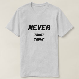 トランプを信用しない Tシャツ