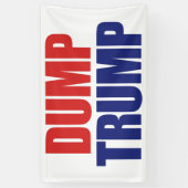 トランプを失脚させろ - トランプ大統領を弾劾しよう 横断幕 (縦)