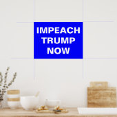 トランプを弾劾する ポスター (キッチン)