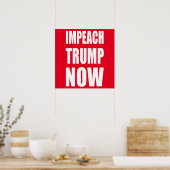 トランプを弾劾する ポスター (キッチン)
