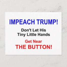 トランプを弾劾！ポストカード ポストカード
