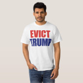 トランプを排除せよ - トランプ大統領を弾劾せよ - 反トランプ Tシャツ (正面フル)