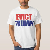 トランプを排除 - トランプ大統領を弾劾 - 反トランプ Tシャツ (正面)