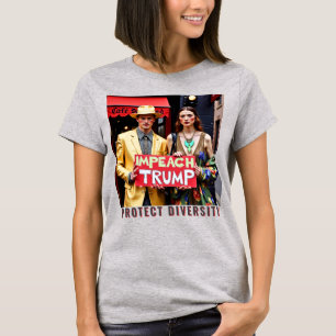 トランプを政治的に弾劾する Tシャツ