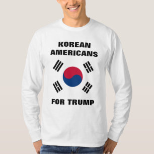 トランプを求める韓国系アメリカ人 Tシャツ
