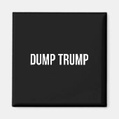 トランプを潰せ -  マグネット (正面)