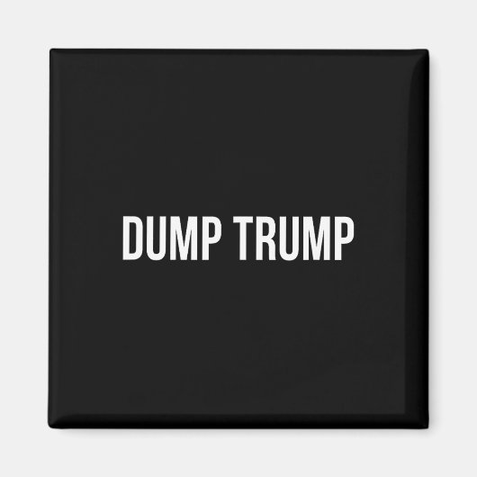 トランプを潰せ - マグネット (正面)