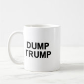 トランプを潰せ 2 コーヒーマグカップ (左)