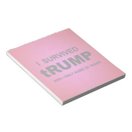 トランプを生き延びた ノートパッド