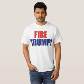 トランプを解任せよ - トランプ大統領を弾劾 Tシャツ (正面フル)