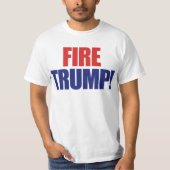 トランプを解任せよ - トランプ大統領を弾劾 Tシャツ (正面)