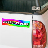 トランプを逮捕しろ！ バンパーステッカー (トラック上)
