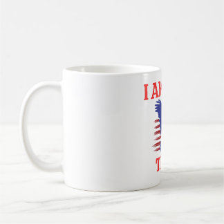トランプアメリカのためにここにいます コーヒーマグカップ