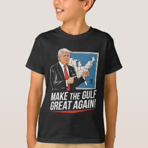 トランプアメリカのメキシコ湾大統領トランプ湾A Tシャツ