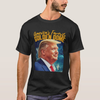 トランプアメリカズゴールデンお気に入りのドームトランプヘアゴー Tシャツ