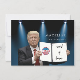 トランプアメージングメイド・オブ・オーナー(花嫁付き添い人)カード