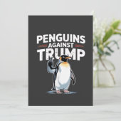 トランプアンチに対するペンギンTarrifsに抵抗する シーズンカード (スタンド正面)