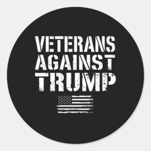 トランプアンチに対する退役軍人人種差別アメリカ軍隊Ve ラウンドシール