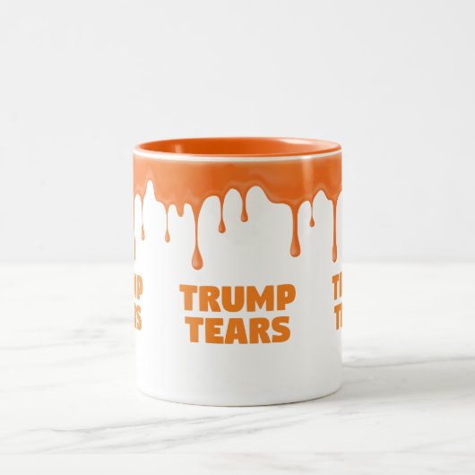 トランプアンチトランプ失ったバイデン氏就任式 ツートーンマグカップ (中央)