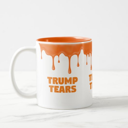 トランプアンチトランプ失ったバイデン氏就任式 ツートーンマグカップ (左)