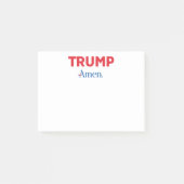 トランプアーメン ポストイット (正面)