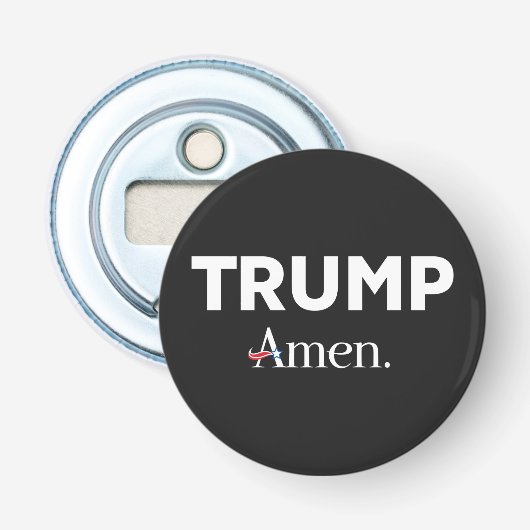 トランプアーメン 栓抜き (正面)
