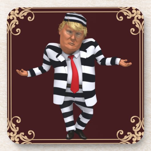 トランプインプリズン衣服コースター コースター (正面)