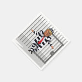 トランプインプリズン衣服ペーパーナプキン スタンダードカクテルナプキン (角)