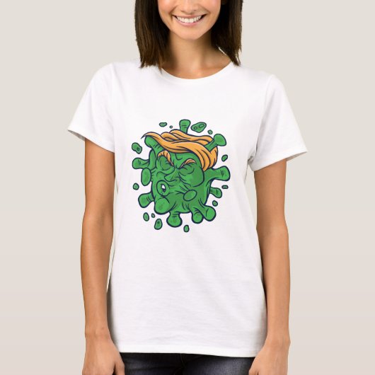 トランプウイルス Tシャツ (正面)