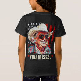 トランプウェスタントランプカウボーイユー恋しく思トランプ2024 Tシャツ