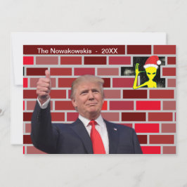 トランプウォールクリスマス 招待状