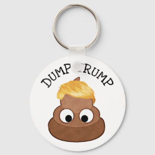 トランプウンチ杭「アンチトランプ」政治的ユーモア キーホルダー