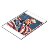 トランプエピックアメリカンフラッグノートブック ノートブック (左側)