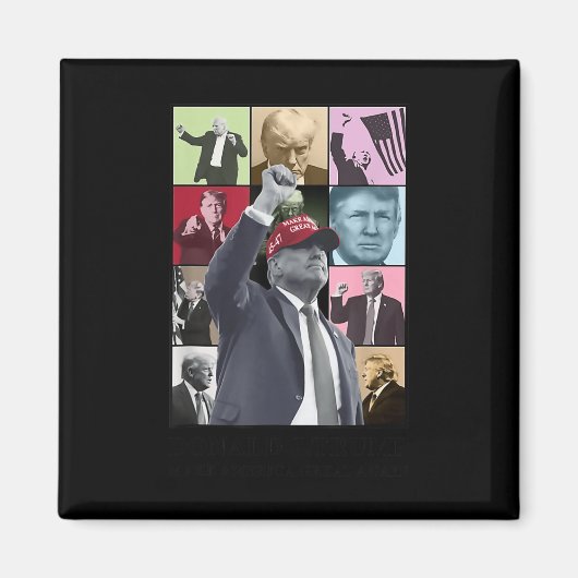 トランプエラシャツ マグネット (正面)