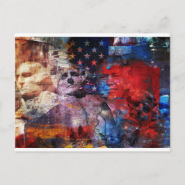 トランプオン山ルシュモア ポストカード