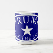 トランプオーバルトラックが沼を排出 モーフィングマグカップ (中央)