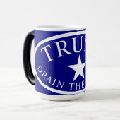 トランプオーバルトラックが沼を排出 モーフィングマグカップ (正面左)