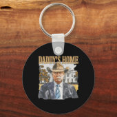 トランプカウボーイウェスタンダディーズホームテイクアメリカバック キーホルダー (正面)