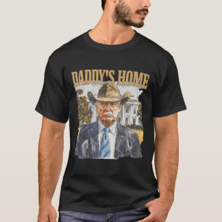 トランプカウボーイウェスタンダディーズホームテイクアメリカバック Tシャツ