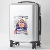 トランプカスタム切りステッカーの投票 シール (スーツケース)