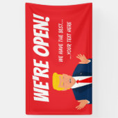 トランプカスタム漫画広告の開口部 横断幕 (縦)