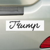 トランプカード署名 – .png バンパーステッカー (車上)