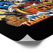 トランプガスパリラタンパフロル2025海賊フェスティバル ポスター (角)