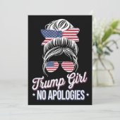 トランプガールいいえ謝罪メッシーバンレトロヴィンテージ 招待状 (スタンド正面)