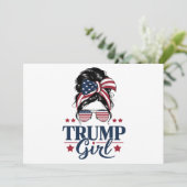 トランプガールお団子ヘア トランプ 2024年選挙 アメリカ 招待状 (スタンド正面)