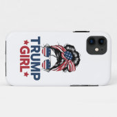 トランプガールお団子ヘア トランプ 2024年選挙 アメリカ Case-Mate iPhoneケース (裏面(横))
